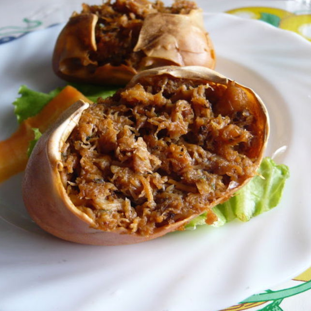 Crabes farcis, à la gabonaise